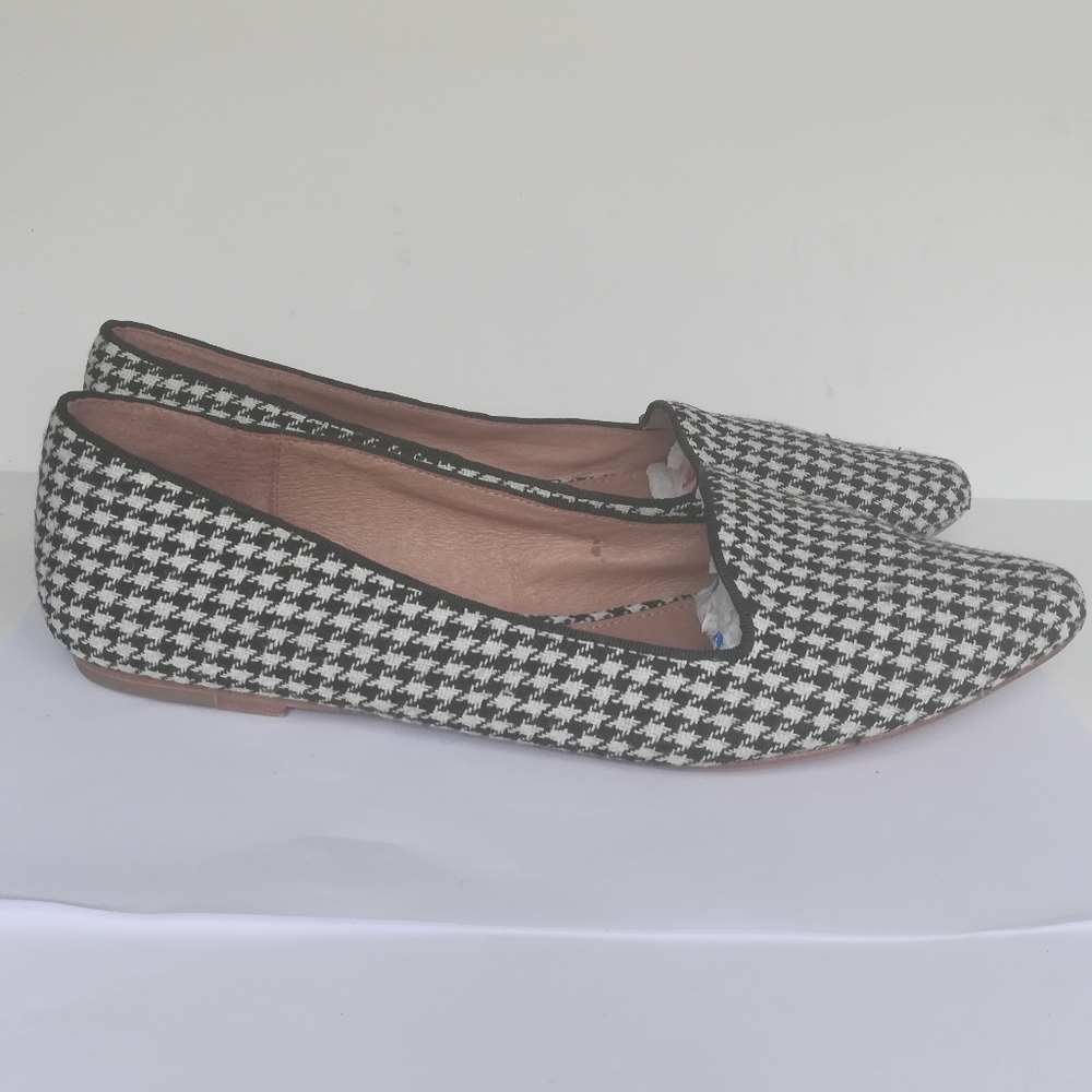 JOIE Day Dreaming Pointed Toe zig zag Flat Loafers